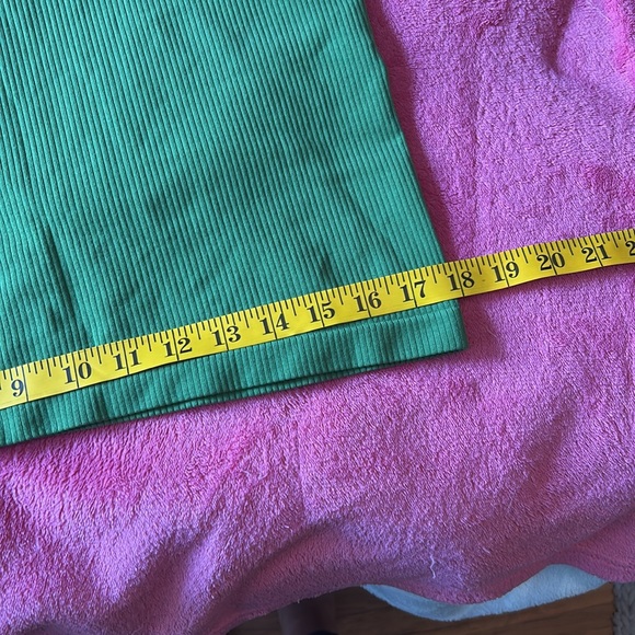 Athleta Green Ribbed Tank Top - Picture 7 of 8